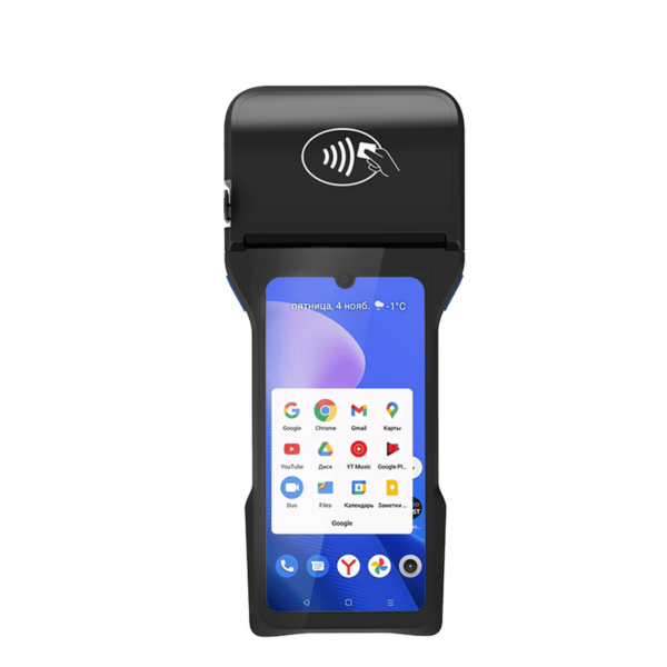 Android 12.0  Octa-Core  Processor 6.26Inch Capacitive Five-Point Touchable Screen Handheld POS Terminal For Restaurant