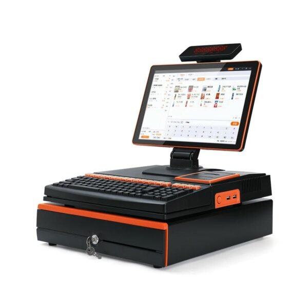 OEM ODM Intel Core i3/i5/i7 Windows 8G+512G With Thermal Printer Customer Display Point Of Sales Machine For Retail - Image 2