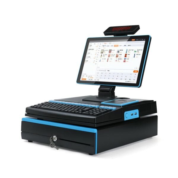 OEM ODM Intel Core i3/i5/i7 Windows 8G+512G With Thermal Printer Customer Display Point Of Sales Machine For Retail - Image 3