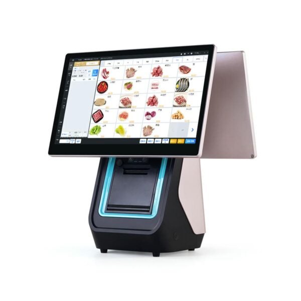 Windows i3/i5/i7/Customized Android Dual Capacitive Touchable Screen 8+256GB Ponit Of Sales Terminal For Retail - Image 2