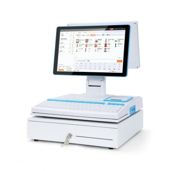 OEM ODM Intel Core i3/i5/i7 Windows 8G+512G With Thermal Printer Customer Display Point Of Sales Machine For Retail